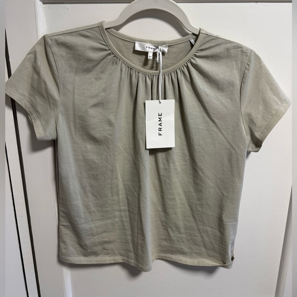 Frame “The Gathered” Tee - Soft Mint - NWT - Picture 4 of 6